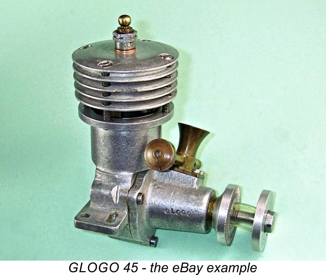 AdriansModelAeroEngines.com :: GLOGO 45 glow-plug motor