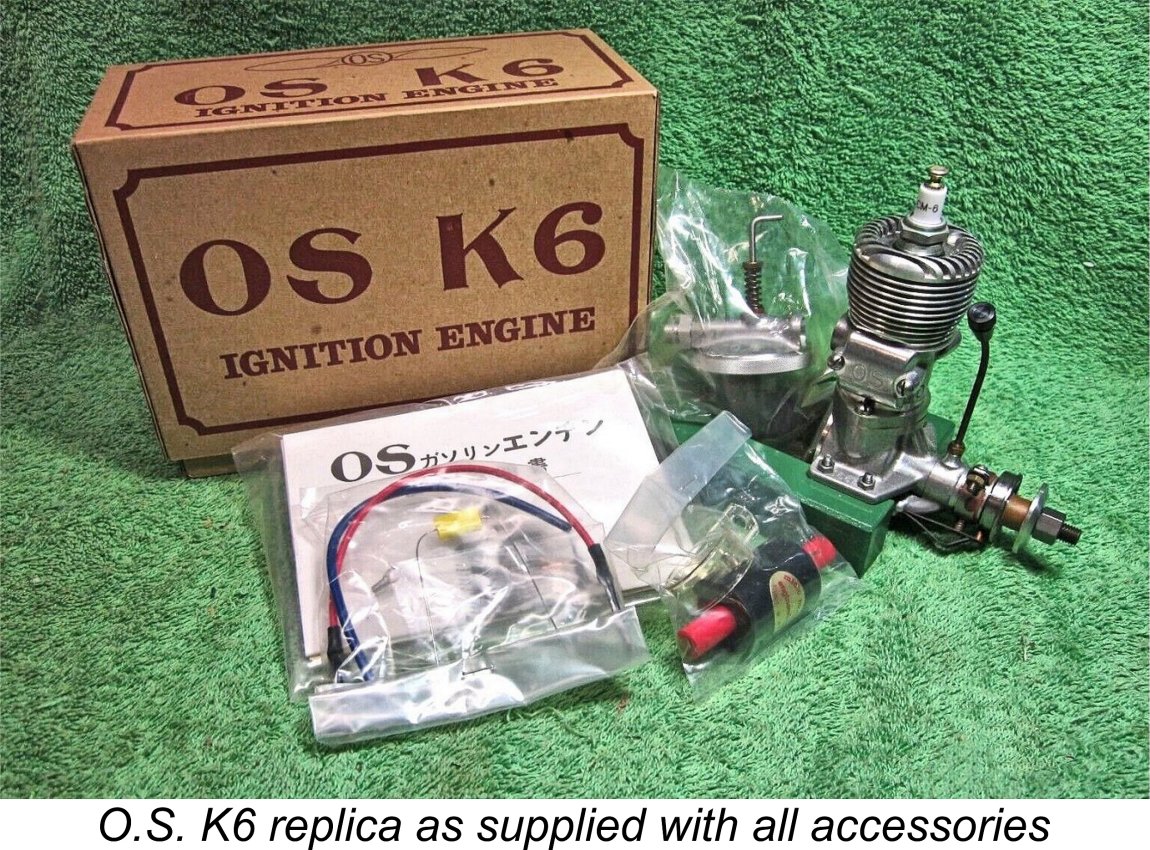 スケールその他OS K6型 IGNITION ENGINE 60 復刻版