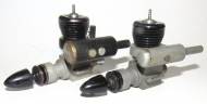 Two glow-plug engines
